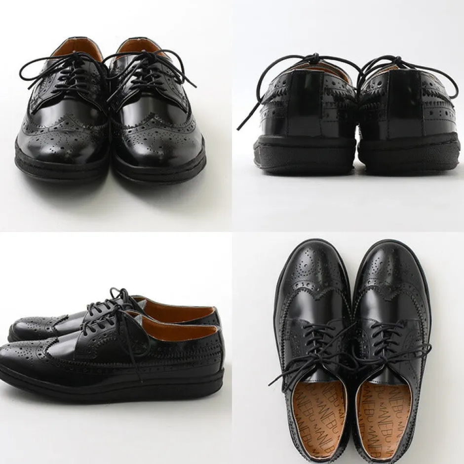 Leather Shoes & Boots^MANEBU / MNB-003 Leather Sneakers