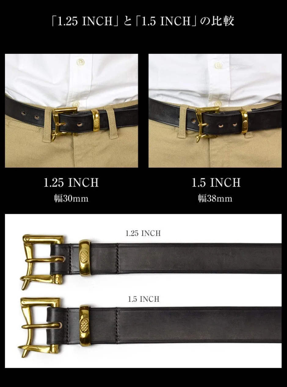 Belts^MARTIN FAIZEY / 1.25 inch (30mm) quick release leather belt