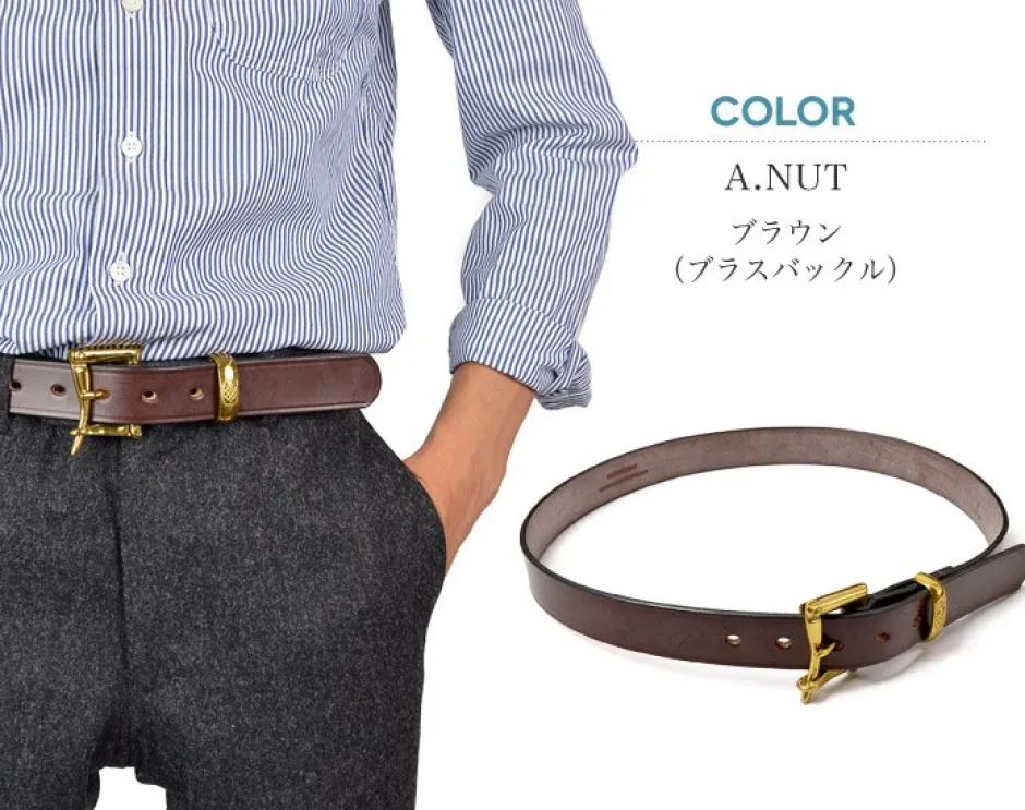Belts^MARTIN FAIZEY / 1.25 inch (30mm) quick release leather belt
