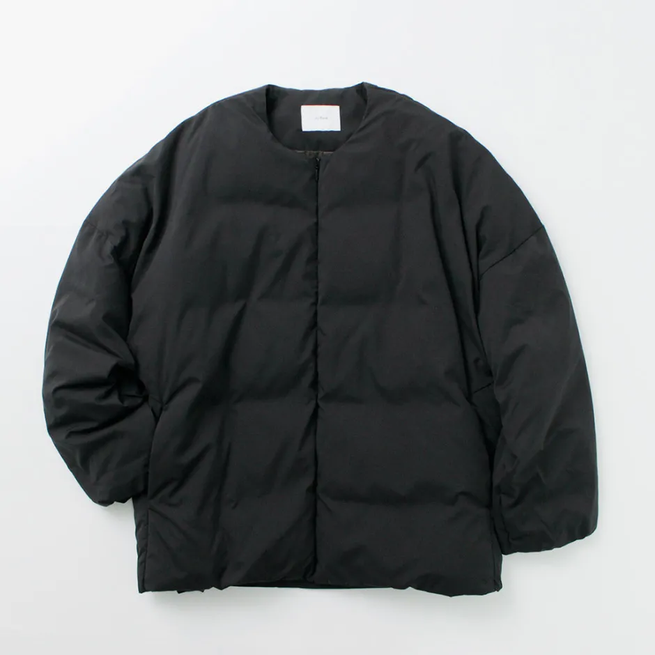 Down Wear^MIFFEW / Collarless Over Down Jacket black