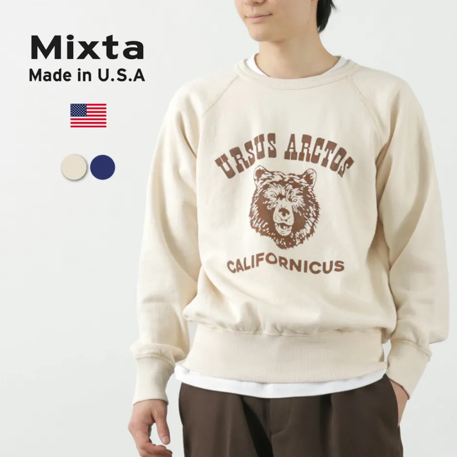 Sweatshirts^MIXTA / URSUS ARCTOS raglan sleeve sweatshirt