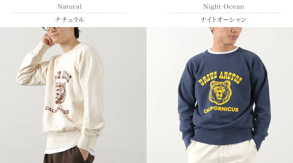 Sweatshirts^MIXTA / URSUS ARCTOS raglan sleeve sweatshirt