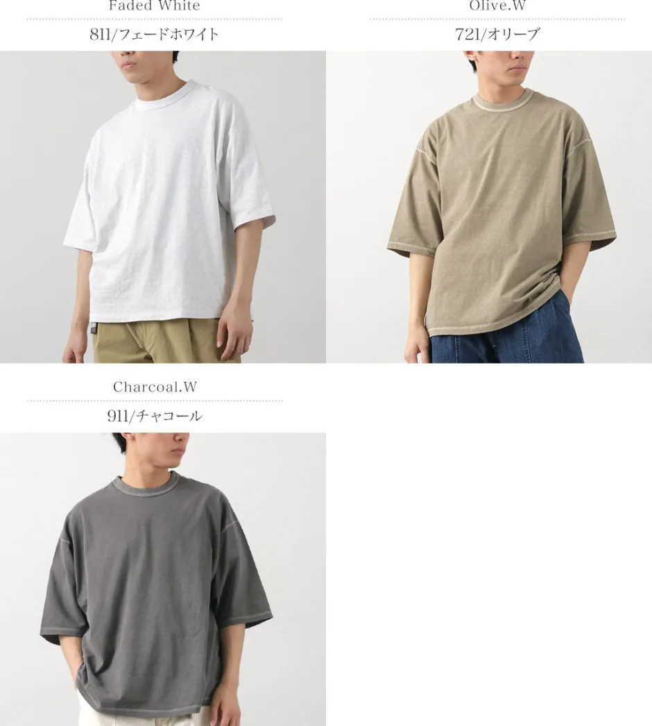 T-Shirts^MOC T / Overdyed Crew Neck Big Tee
