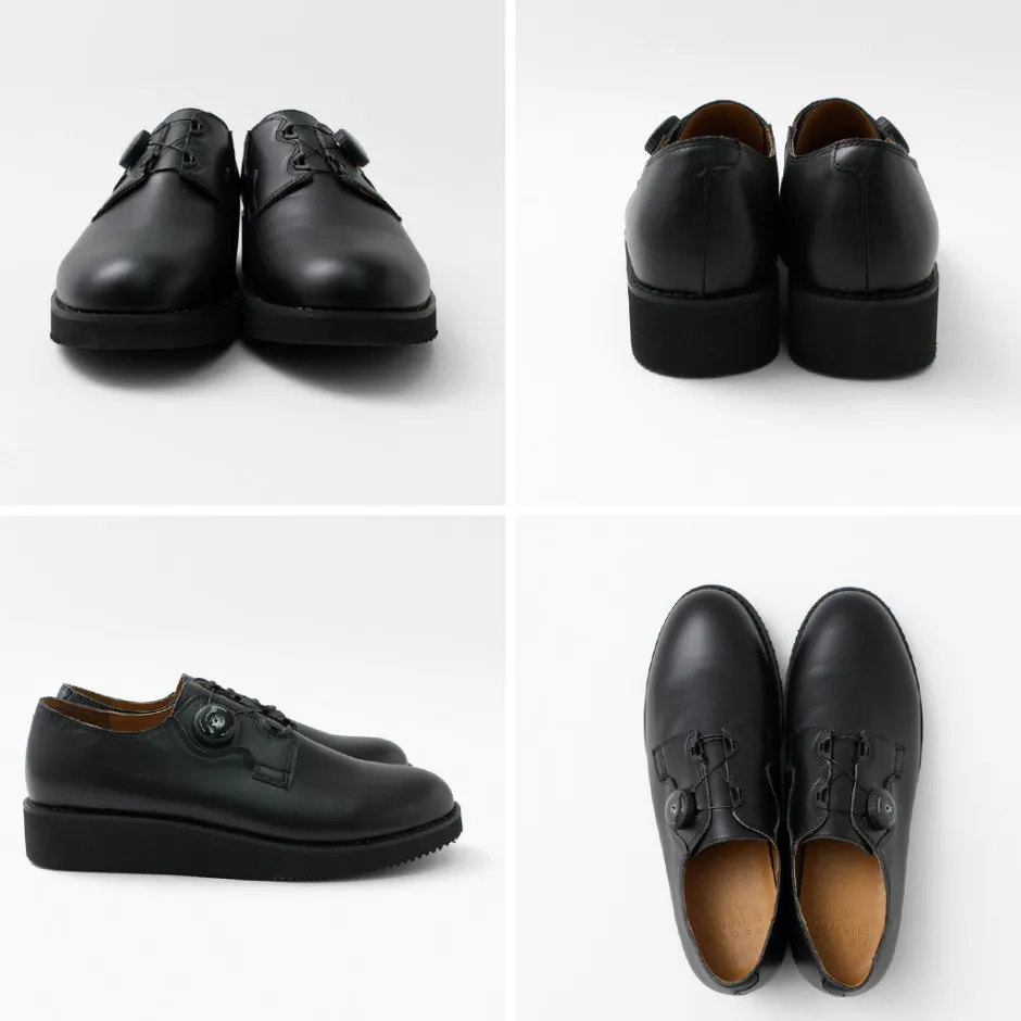 Leather Shoes & Boots^MOLLE SHOES / Postman Leather Shoes black