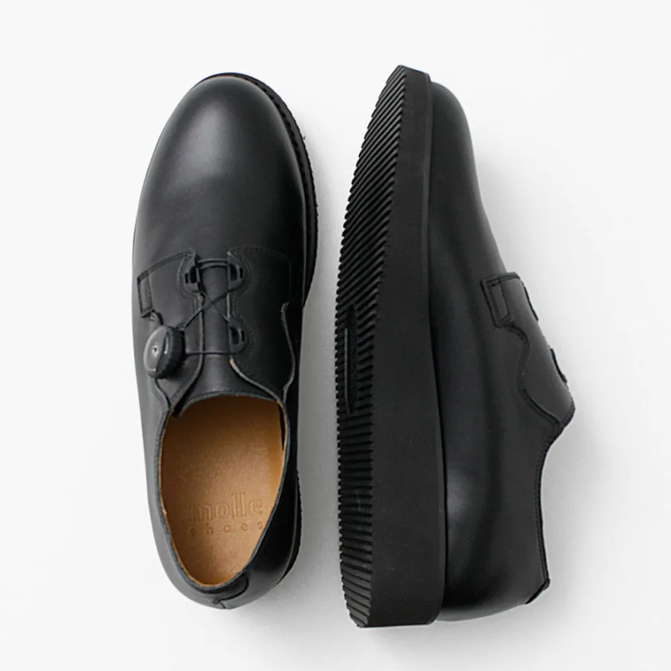 Leather Shoes & Boots^MOLLE SHOES / Postman Leather Shoes black