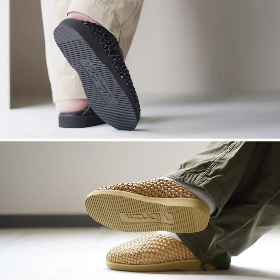 Sandals^MOLLE SHOES / Woven Leather Crog Sandals