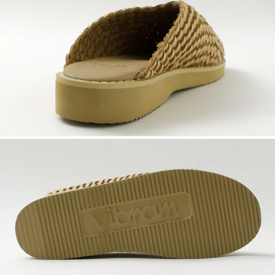 Sandals^MOLLE SHOES / Woven Leather Crog Sandals