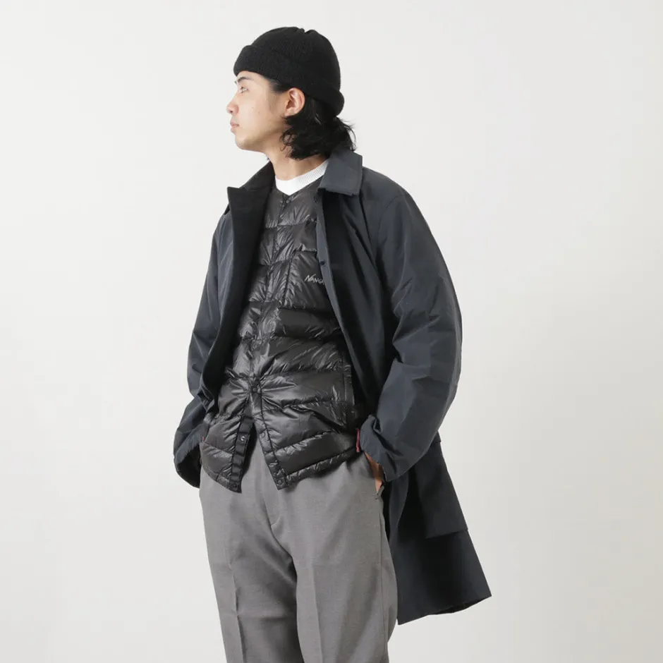 Down Wear^NANGA / Inner Down Cardigan Detachable Sleeve