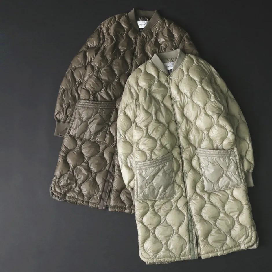 Coats^NANGA / Onion quilt down half coat
