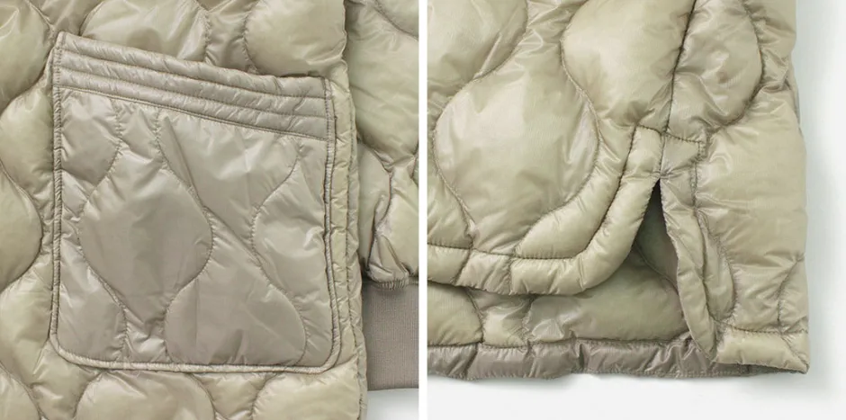 Coats^NANGA / Onion quilt down half coat