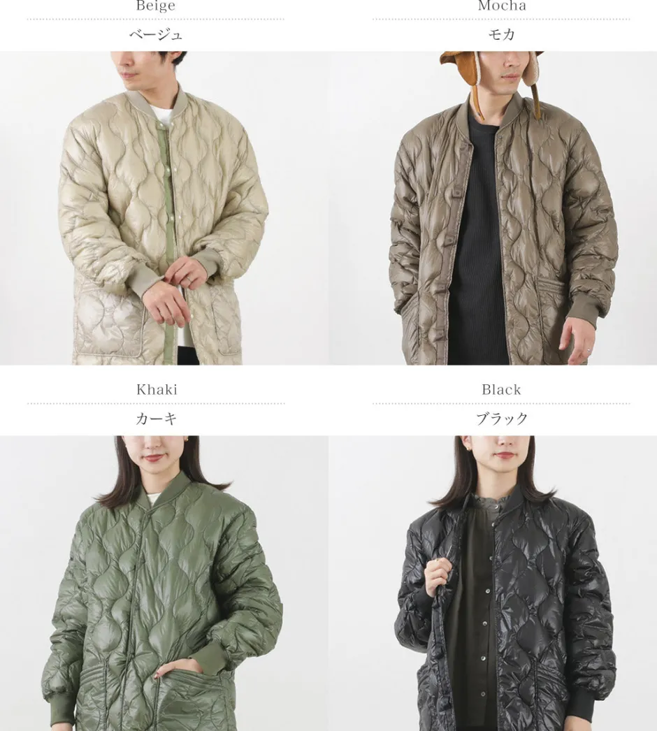 Coats^NANGA / Onion quilt down half coat