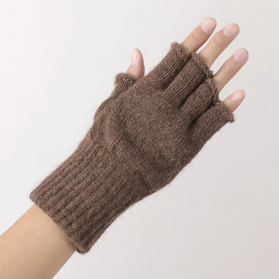 Gloves^NEAFP / Alpaca fingerless knitted glove
