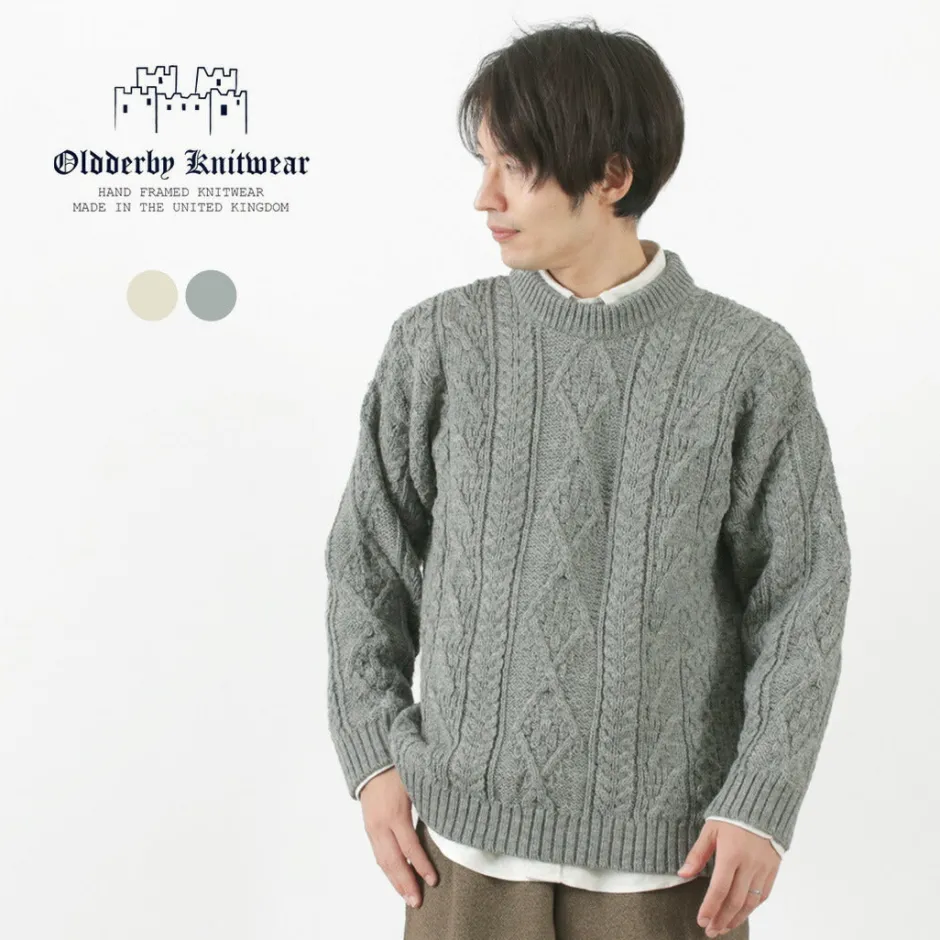 Knits^OLD DERBY KNITWEAR / Aran Crew Pullover