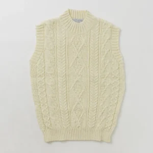 Sweatshirts^OLD DERBY KNITWEAR / Cable Turtle Slipover