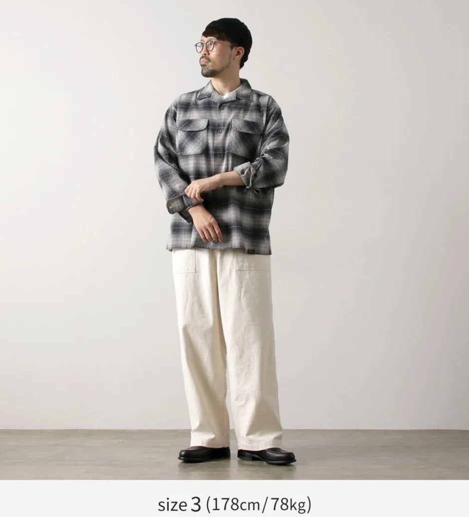 Work Pants & Chinos^ORDINARY FITS / James Fatigue Back Satin