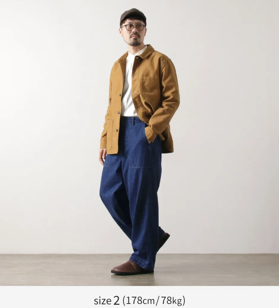 Work Pants & Chinos | Jeans^ORDINARY FITS / James Fatigue Denim with Used Finish blue