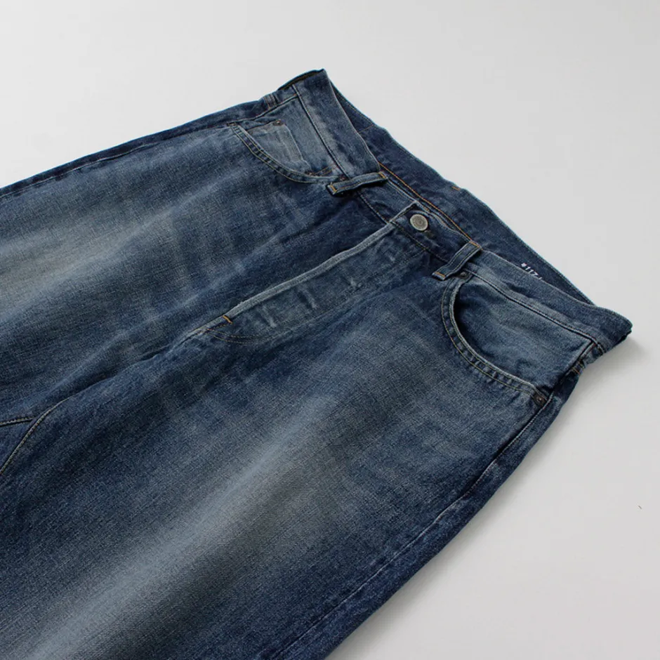 Jeans^ORDINARY FITS / Loose Denim Used indigo