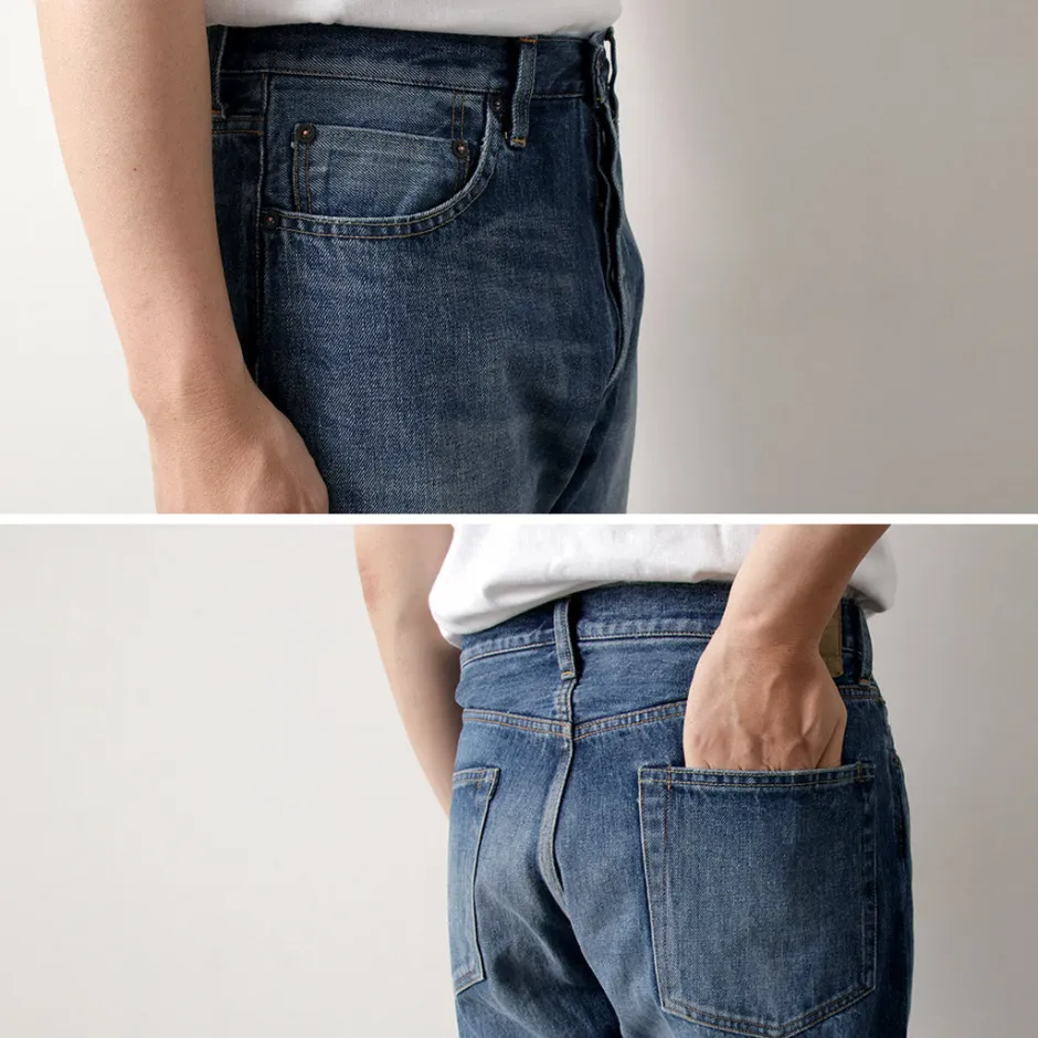 Jeans^ORDINARY FITS / Loose Denim Used indigo