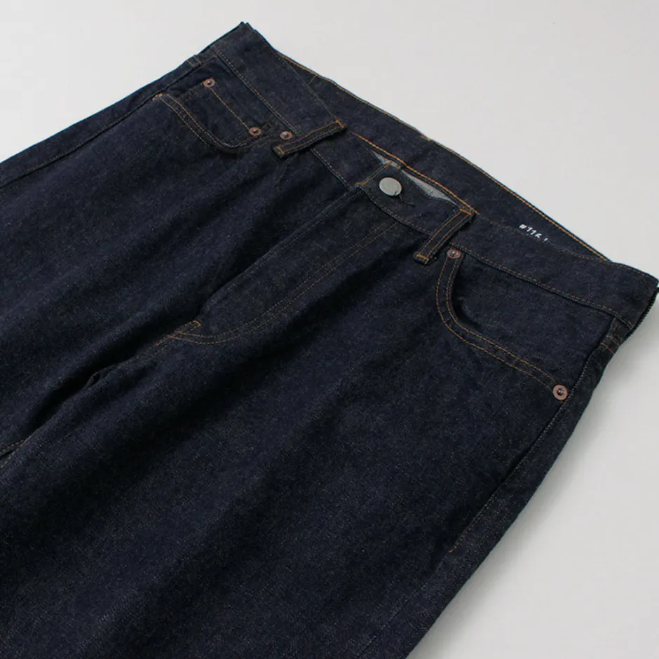 Jeans^ORDINARY FITS / Standard Denim One-Washed indigo