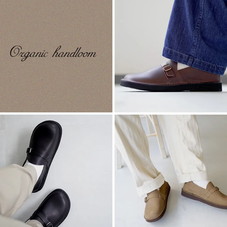Leather Shoes & Boots^ORGANIC HANDLOOM / BENGAL