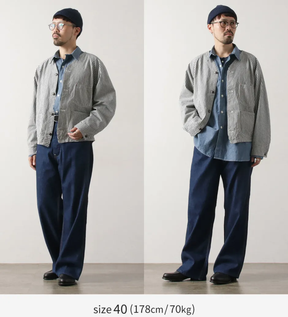 Jackets^PAYDAY / 50s Model Hickory Engineer Jacket navy