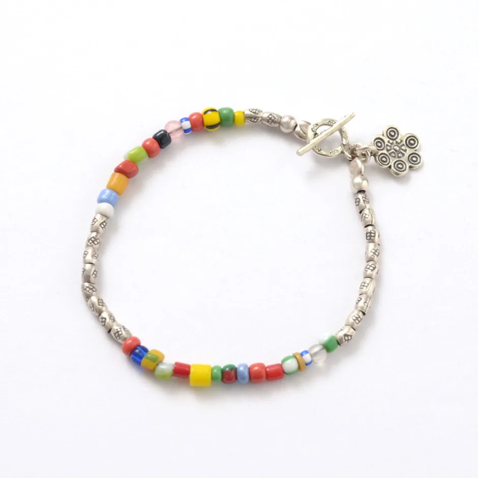 Anklets^PHADUA / African bead bracelet mix-beads