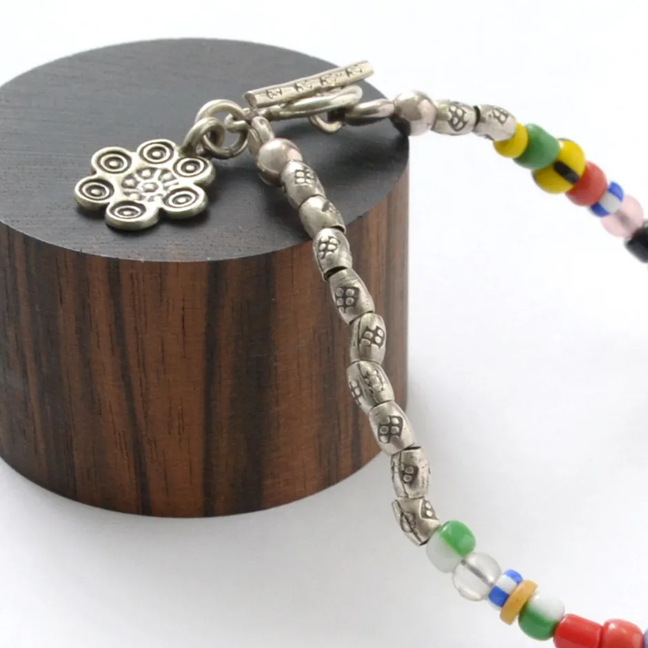 Anklets^PHADUA / African bead bracelet mix-beads