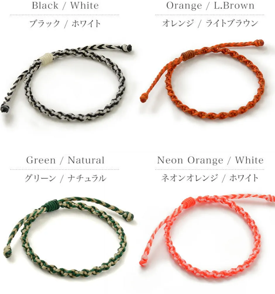 Anklets^PHADUA / Bracelet Wax cord 2-tone