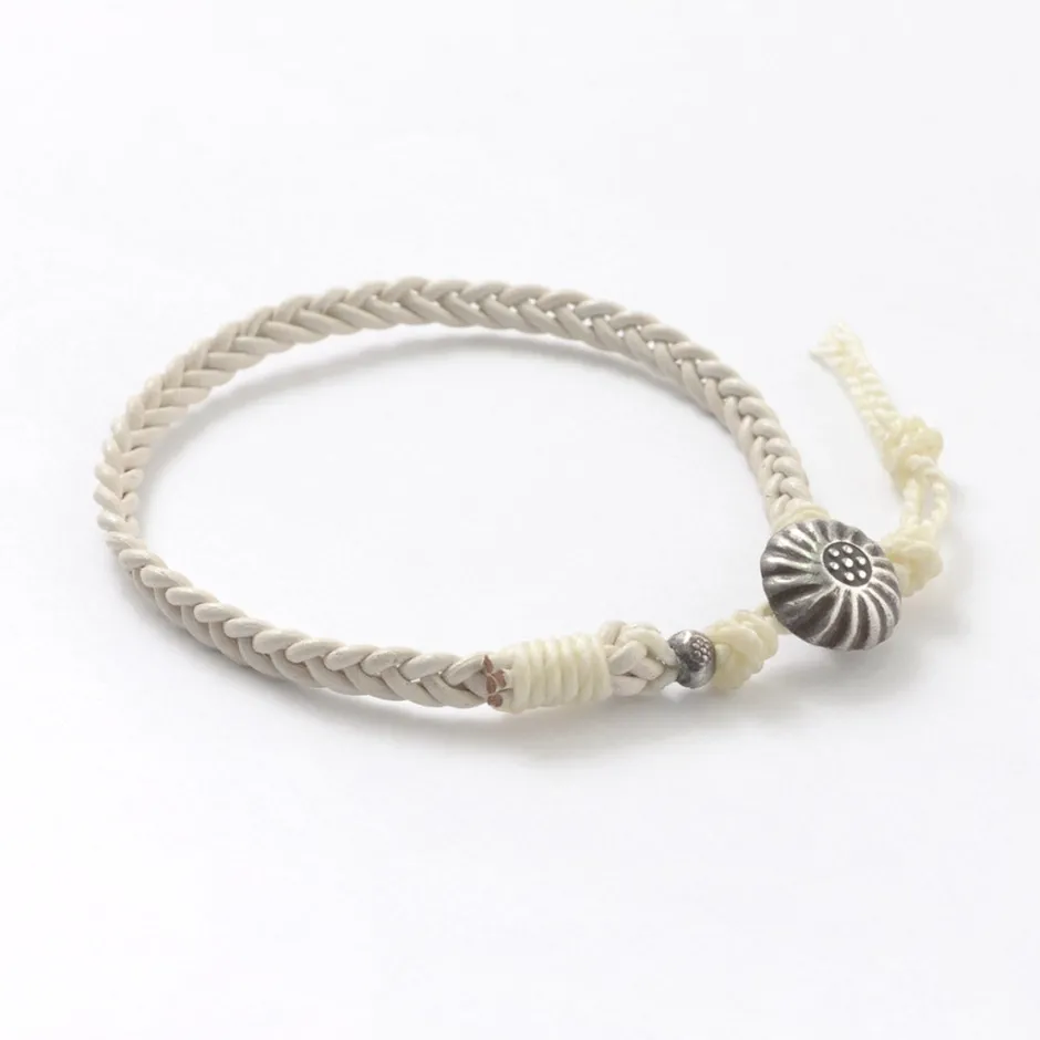 Anklets^PHADUA / Braided 1.5mm Leather Anklet