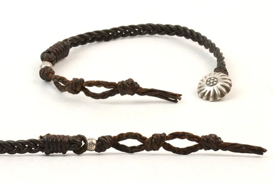 Anklets^PHADUA / Braydid 1.5mm Leather Single Wrap Bracelet