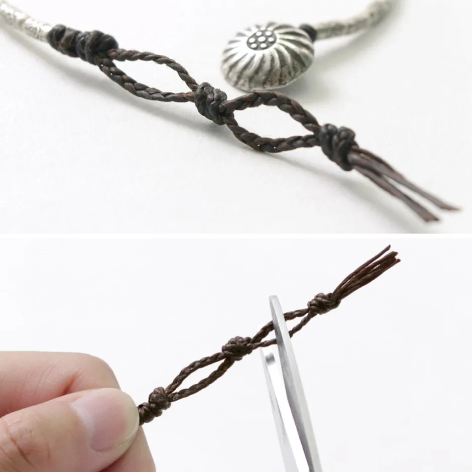 Anklets^PHADUA / Karen Silver Beaded Concho Anklet