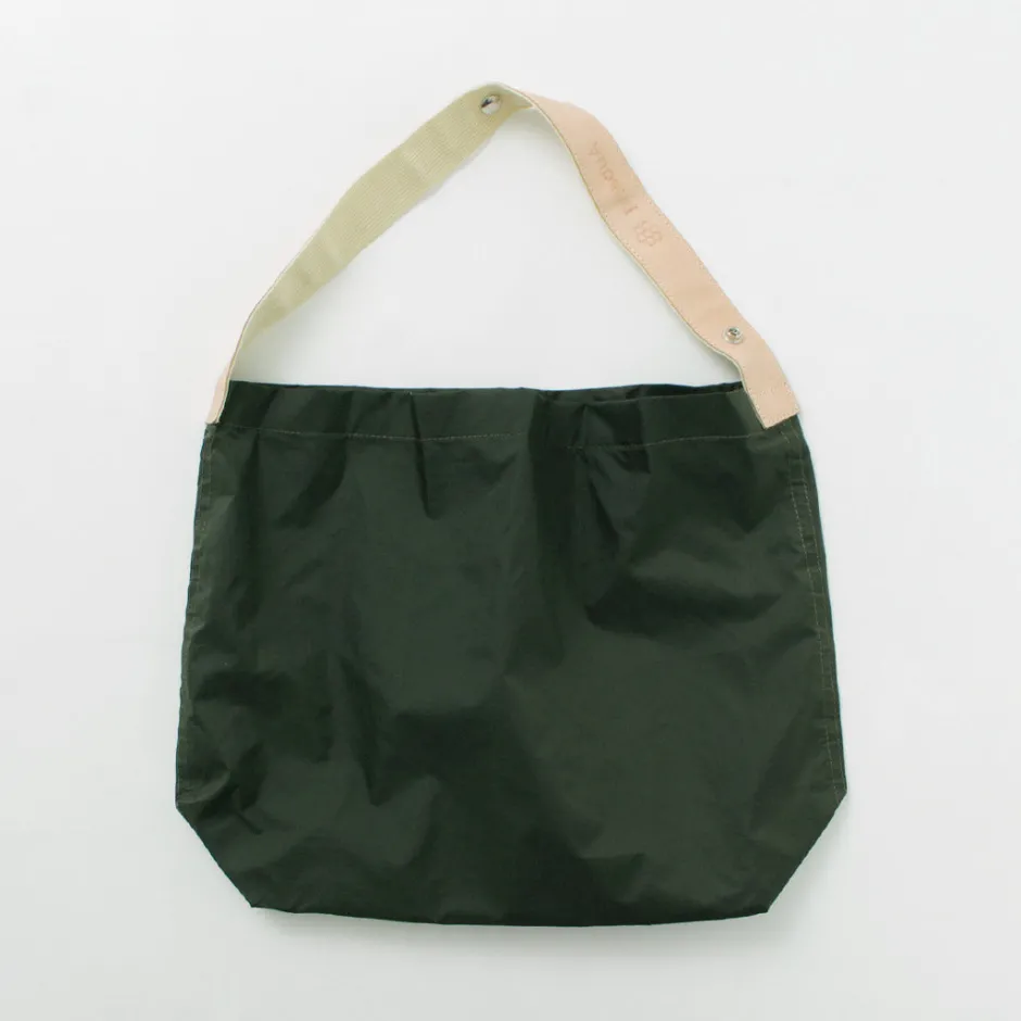 Tote Bags^PHADUA / Ripstop Nylon Leather Sack/Shoulder Bag