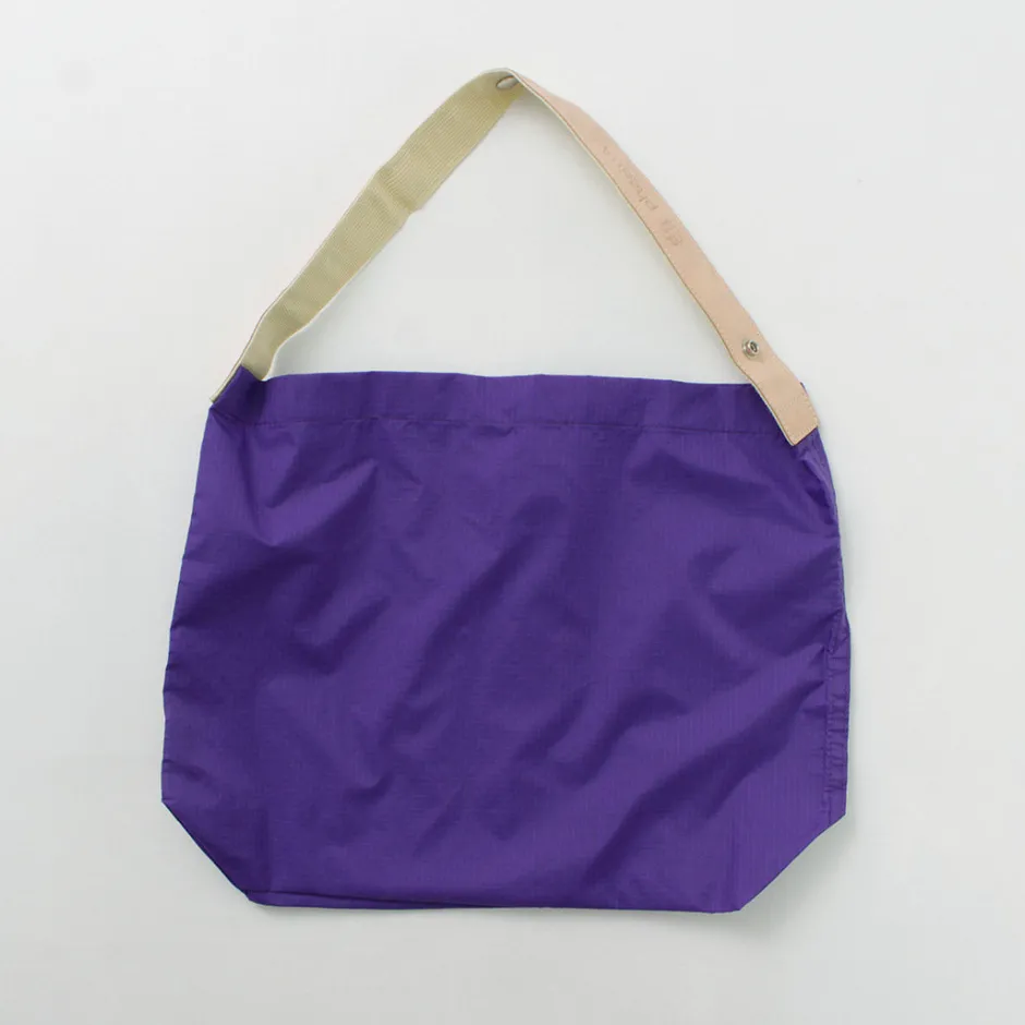 Tote Bags^PHADUA / Ripstop Nylon Leather Sack/Shoulder Bag