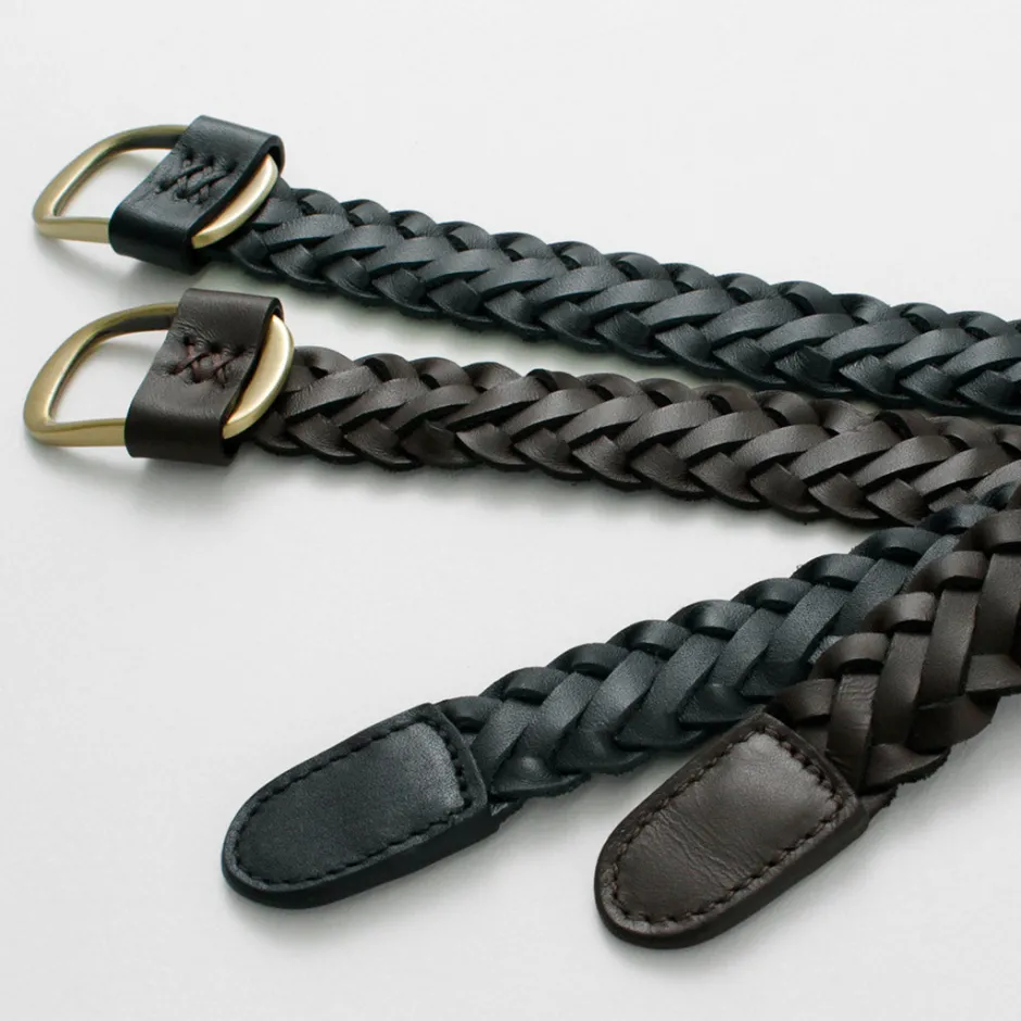 Belts^PHADUA / Sizeless Braid Leather Belt