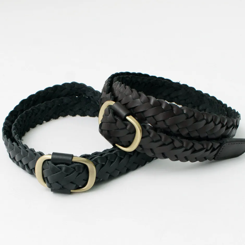 Belts^PHADUA / Sizeless Braid Leather Belt