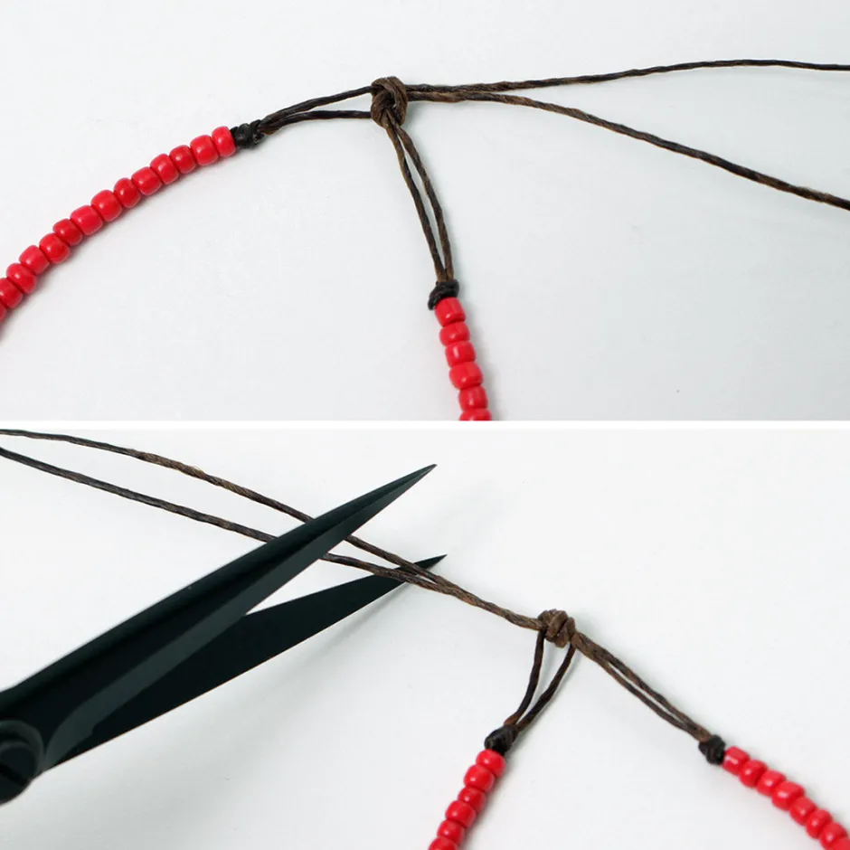 Anklets^PHADUA / Solid glass bead anklet