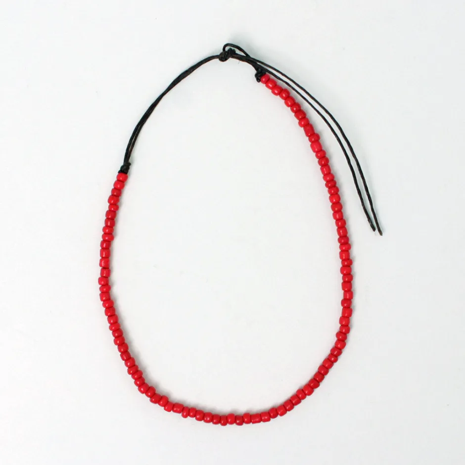 Anklets^PHADUA / Solid glass bead anklet