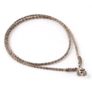 Anklets^PHADUA / Wax Cord Silver Choker Necklace
