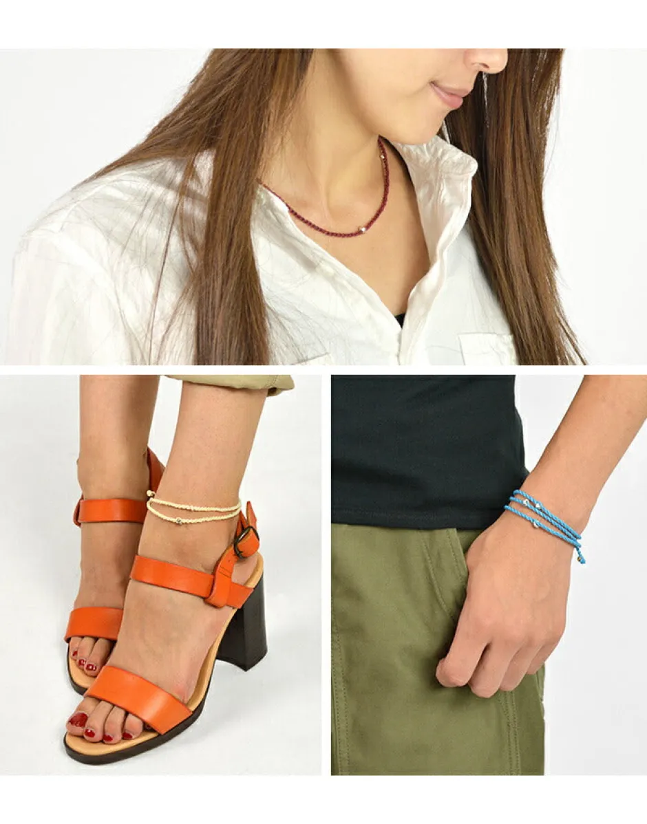 Anklets^PHADUA / Wax Cord Silver Necklace
