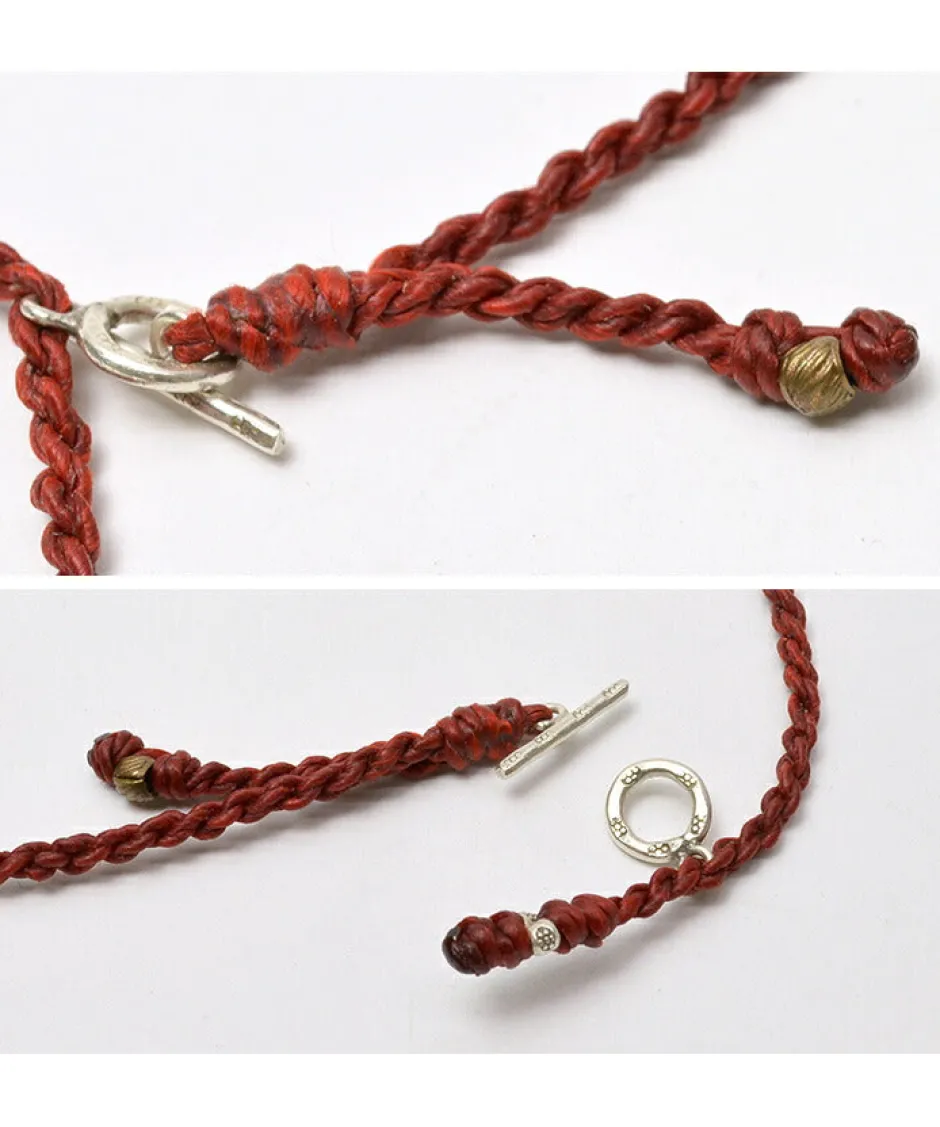 Anklets^PHADUA / Wax Cord Silver Necklace