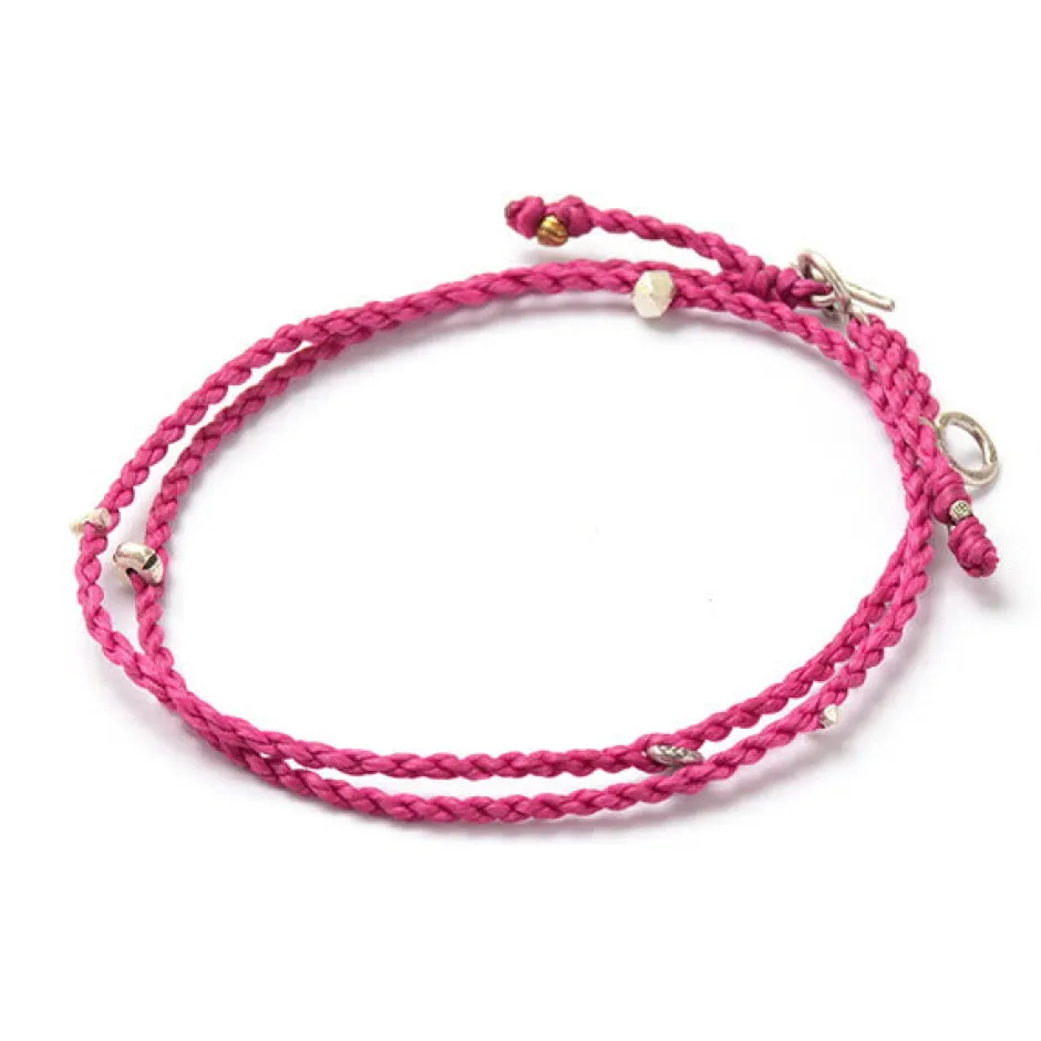 Anklets^PHADUA / Wax Cord Silver Necklace
