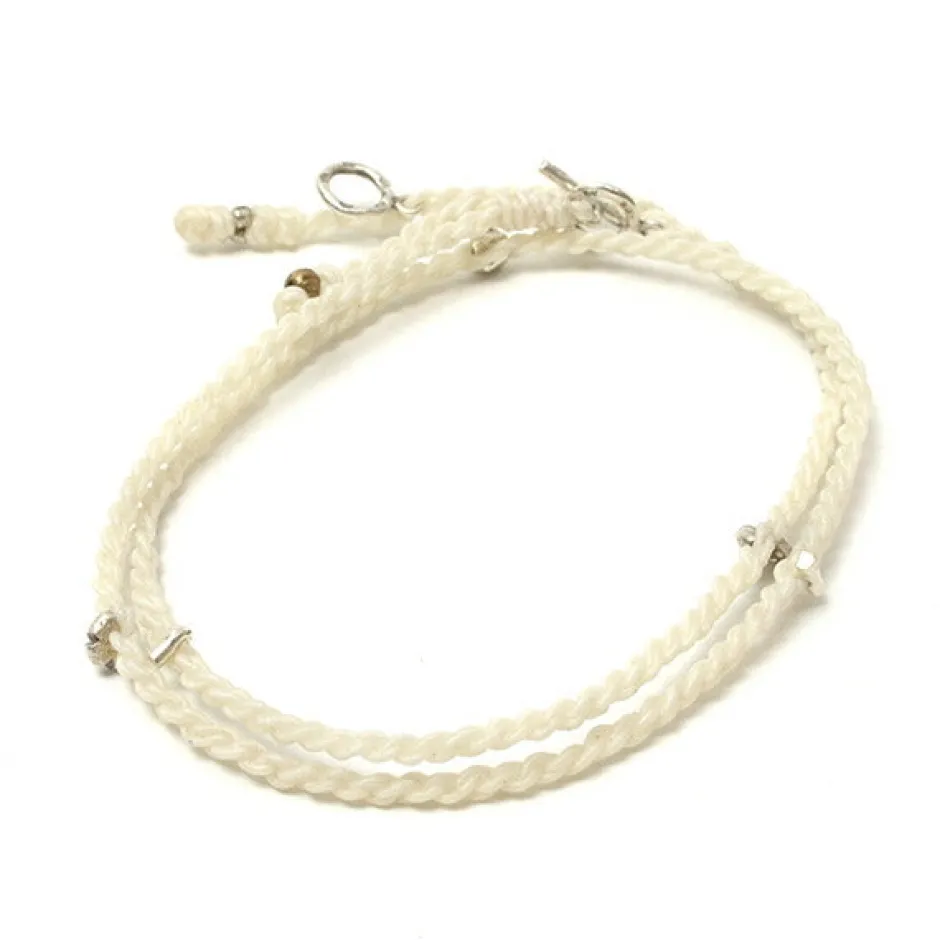 Anklets^PHADUA / Wax Cord Silver Necklace