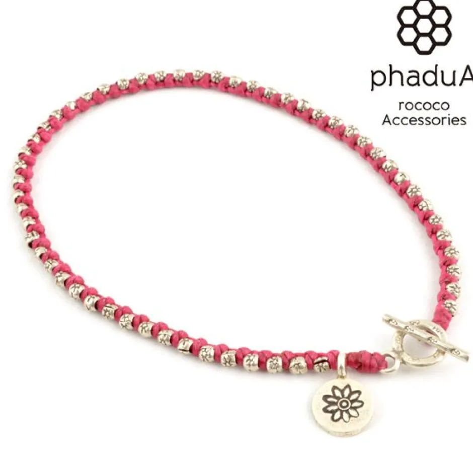 Anklets^PHADUA / Wax cord silver series anklet