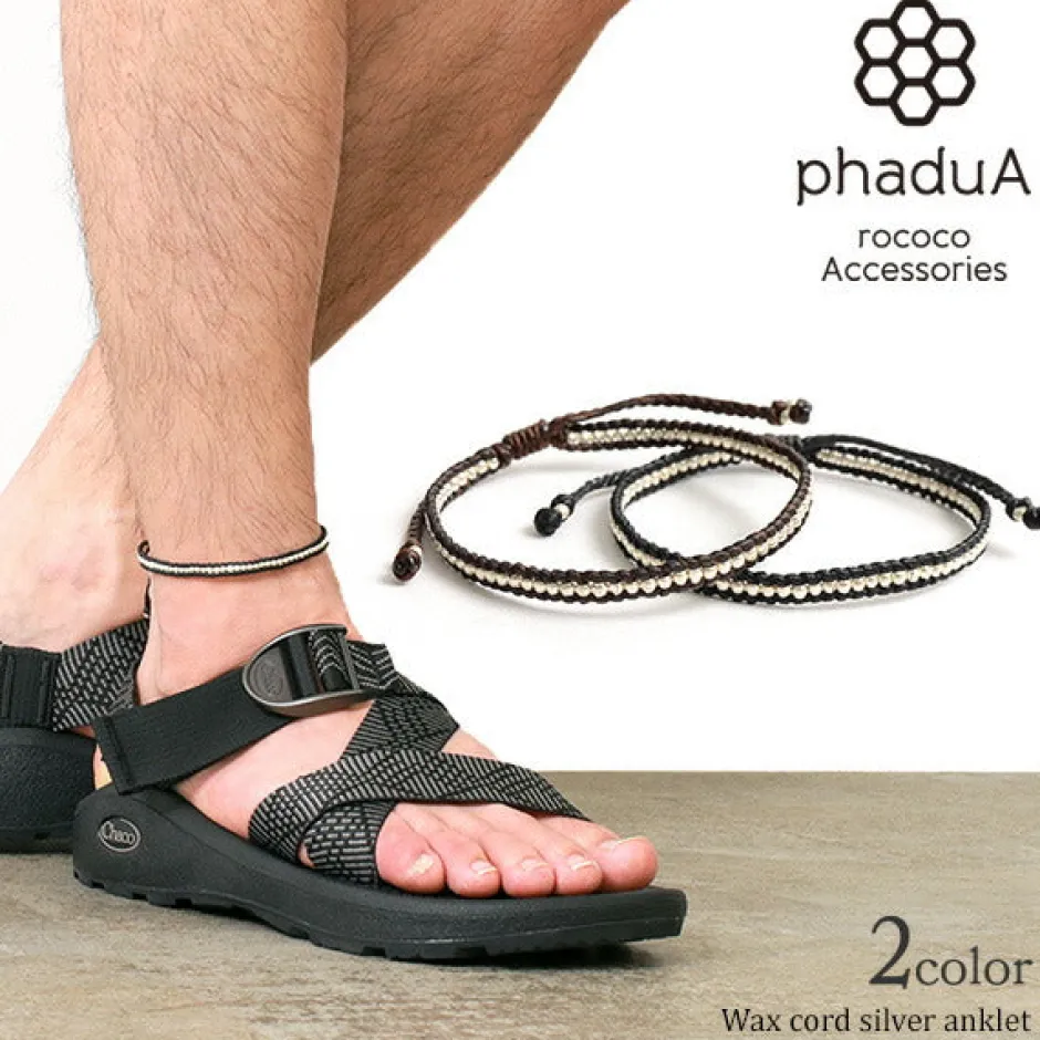 Anklets^PHADUA / Wax Cord Silver Series Anklet