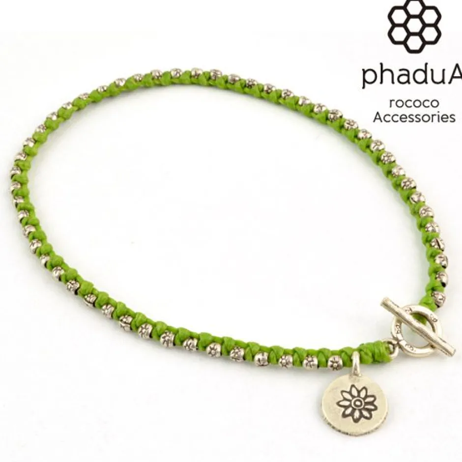 Anklets^PHADUA / Wax cord silver series anklet