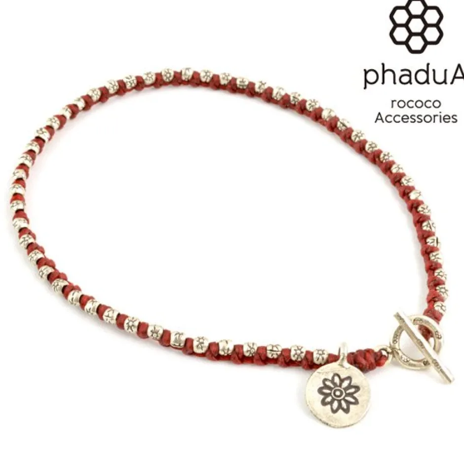 Anklets^PHADUA / Wax cord silver series anklet