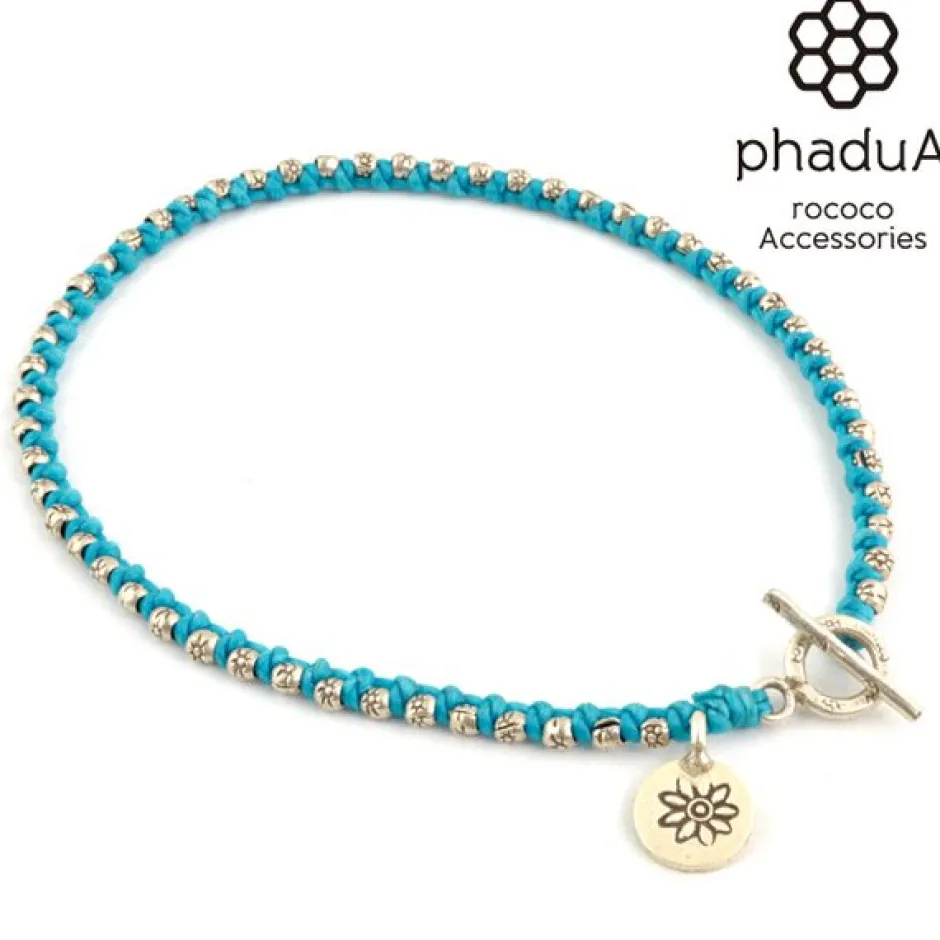 Anklets^PHADUA / Wax cord silver series anklet