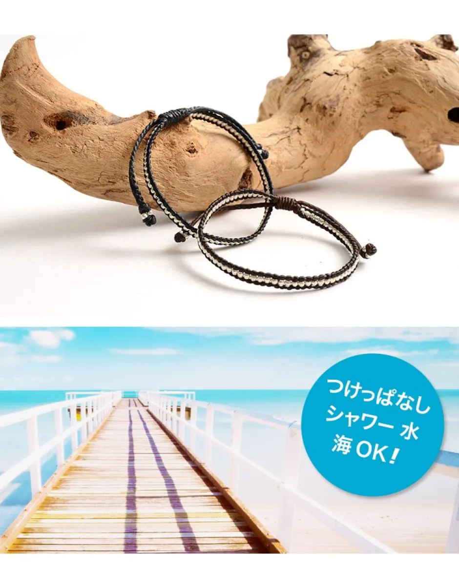 Anklets^PHADUA / Wax Cord Silver Series Anklet