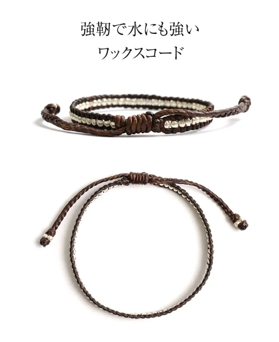 Anklets^PHADUA / Wax Cord Silver Series Anklet