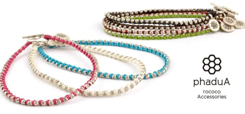 Anklets^PHADUA / Wax cord silver series anklet